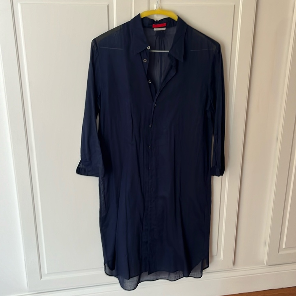 Prada Long Button Shirt/Dress CoverUp